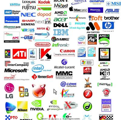 科技之光 電子與IT行業(yè)標(biāo)志性L(fǎng)OGO設(shè)計(jì)大全及設(shè)計(jì)趨勢(shì)解析