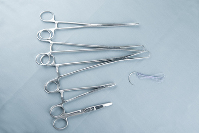 鋼的外科手術(shù)器械的工具包